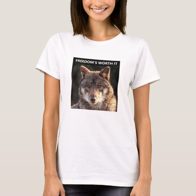 T-shirt Worth It Wolf (léger) (Devant)
