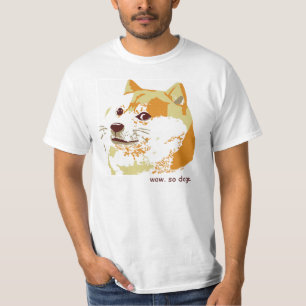T-shirt Wouah. Un tel T-shirt. Ainsi doge de shibe