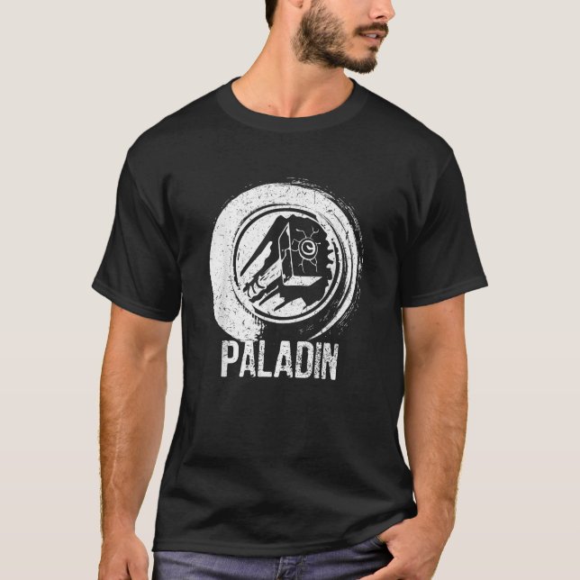 T-shirt Wow Paladin Gamer (Devant)
