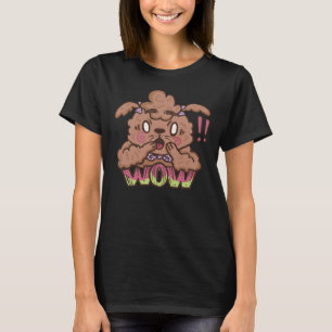 T-shirt Wow Poodle