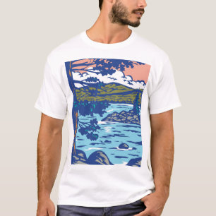 T-shirt WPA Art Emerald Bay State Park à South Lake Tahoe