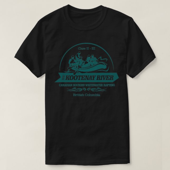 T-shirt WR de la rivière Kootenay (Design devant)