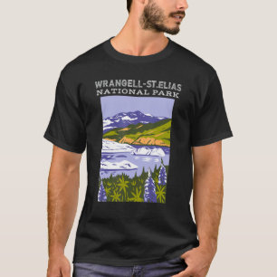 T-shirt Wrangell St Elias National Park Alaska Camping H