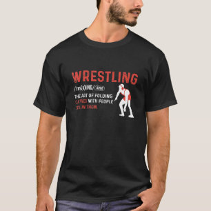 T-shirt Wrestler Motif Définition De Wrestler Wrestler