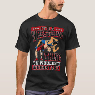 T-shirt Wrestler Wrestler Pro Wrestler Idea Boys Mens