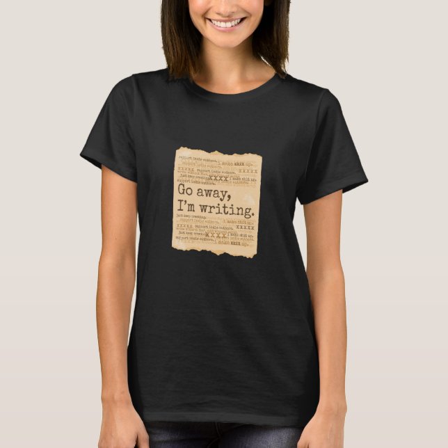 T-shirt Writers Quotes Writing (Devant)