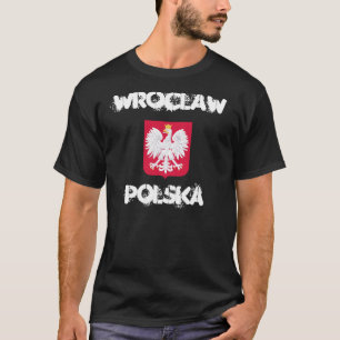 T-shirt Wrocław, Polska, Wroclaw, Pologne avec armoiries