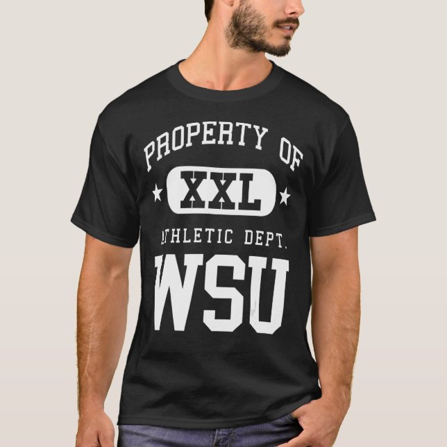 T-shirt WSU XXL Athletic School Property (Devant)