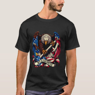 T-shirt WTF Est Un Kilomètre American Skeleton Drôle