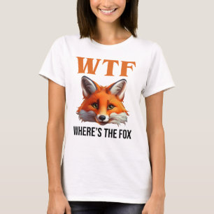 T-shirt WTF - Où est le Fox
