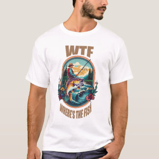 T-shirt wtf où est le poisson