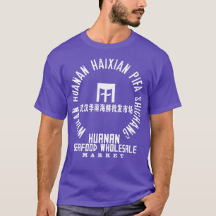 T-shirt Wuhan Huanan Marché de gros de fruits de mer 1