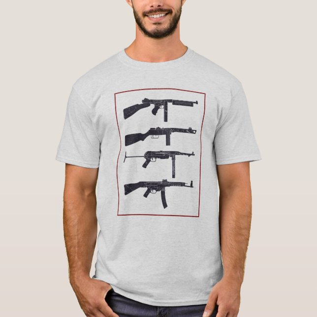 T-shirt WW2 Iconic Weapons (Devant)