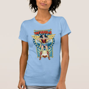 T-shirt WW84  Insigne de personnage Retro Comic Wonder Wom