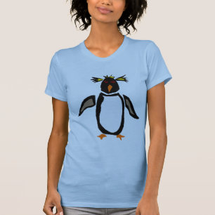 T-shirt WW - Drôle Rockhopper Penguin Art Primitif