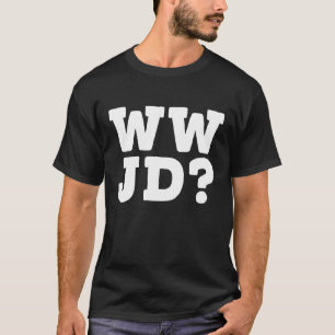 T-shirt WWJD Que ferait Jésus Jésus est mon Sauveur