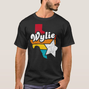 T-shirt Wylie Texas Vintage Souvenir déshabillé 2