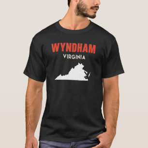 T-shirt Wyndham Virginia USA State America Travel Virginia