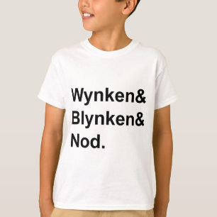T-shirt Wynken Blynken & Nod   Histoire du coucher du sabo