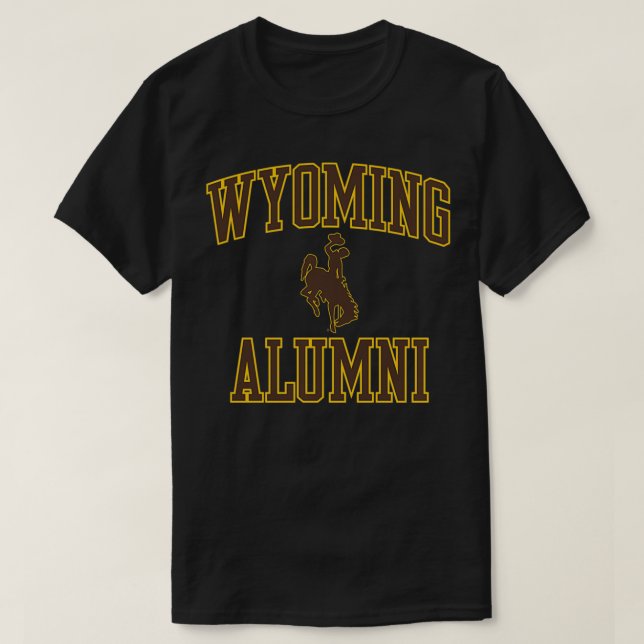 T-shirt Wyoming Cowboys Vêtements Alumni Classique Chaussu (Design devant)