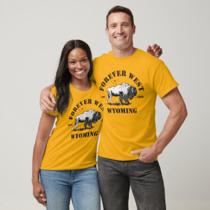 T-shirt Wyoming, Forever West