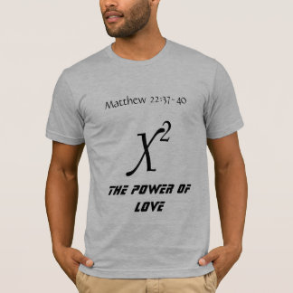 T-shirt X2 la puissance de l'amour (lumière)