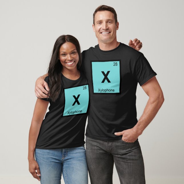 T-shirt X - Chimie de la musique du xylophone Tableau péri (Unisexe)