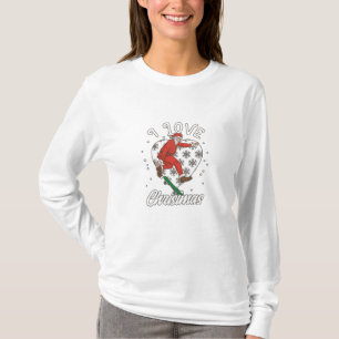 T-shirt X-Mas Santa - Love Christmas - bright