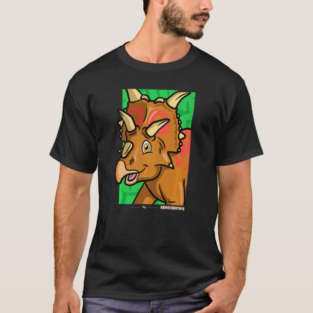 T-shirt Xenoceratops Dinosaur Prehistoric Creatures  Dino (Devant)