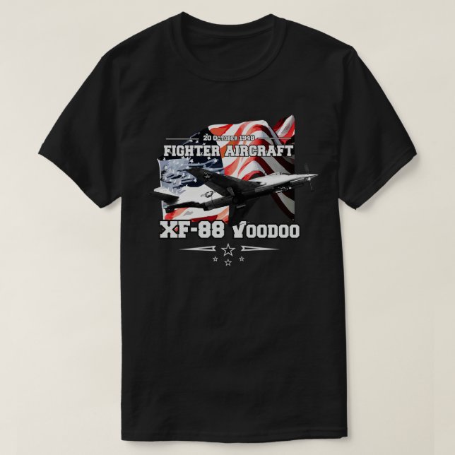 T-shirt XF88 Avion de chasse Voo 1 (Design devant)