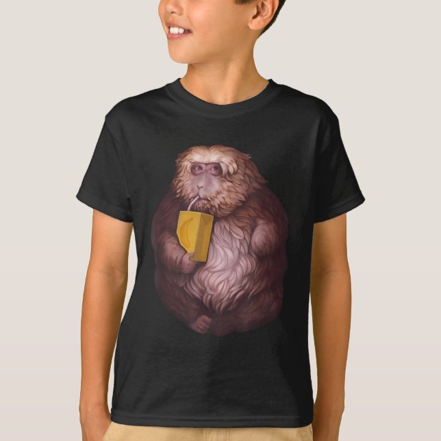 T-shirt Xing Xing Monkey Meme – Funny Viral Design  (Devant)