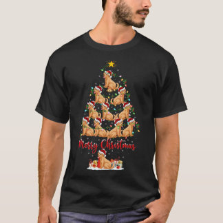 T-shirt Xmas Lights style sucré moche Père Noël Aardvark C