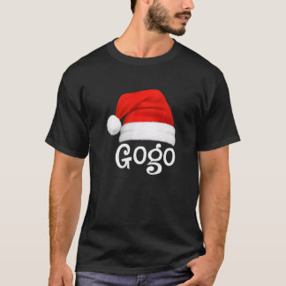 T-shirt Xmas Pajama Group Matching Gogo Christmas Hat
