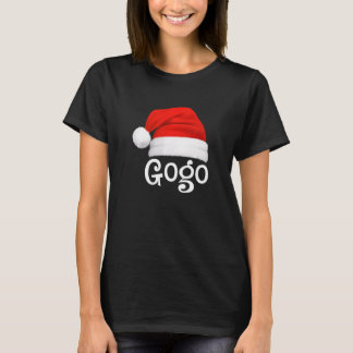 T-shirt Xmas Pajama Group Matching Gogo Christmas Hat