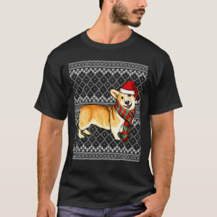 T-shirt Xmas Pembroke Welsh Corgi Santa Claus Casquette Ug