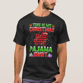 T-shirt Xmas Père Noël C'Est Mon Pyjama de Noël Papillon
