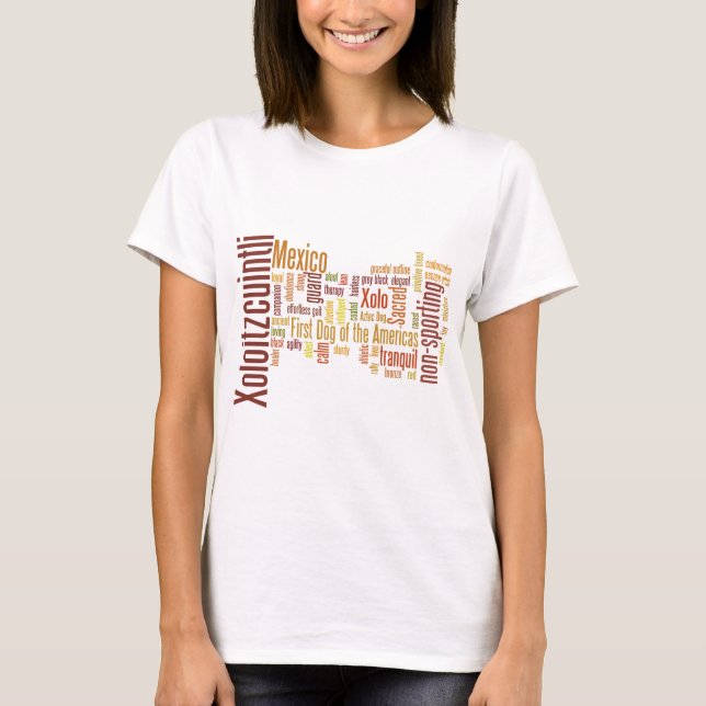 T-shirt Xoloitzcuintli (Devant)