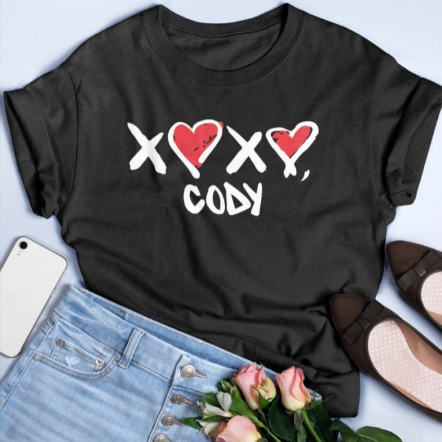 T-shirt Xoxo Cody Rigsby Pelo Workout Jolie Valentines Day (Créateur téléchargé)
