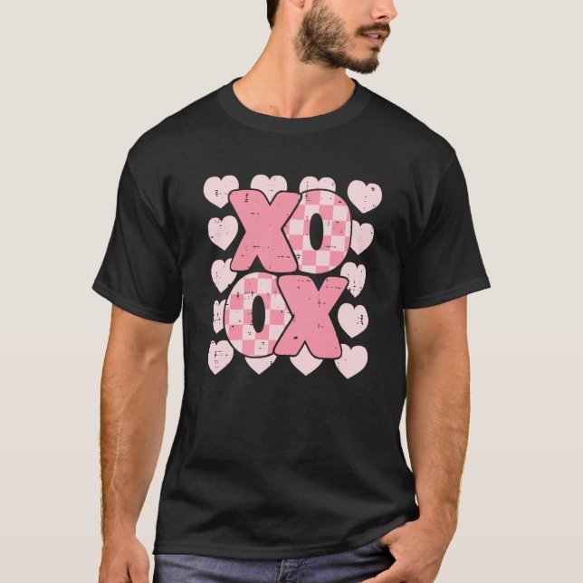 T-shirt XOXO Coeur Super Saint Valentin Couples Enfants Gi (Devant)