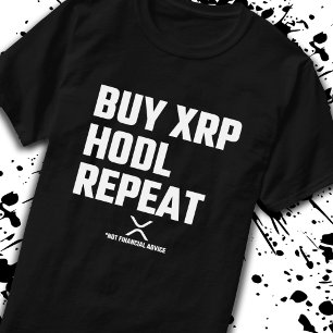 T-shirt XRP Crypto Crypto CryptoCurrency Acheter XRP Hodl 