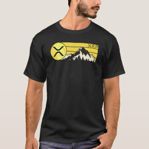 T-shirt Xrp Crypto Moon Mountain Xrp Cryptodevise