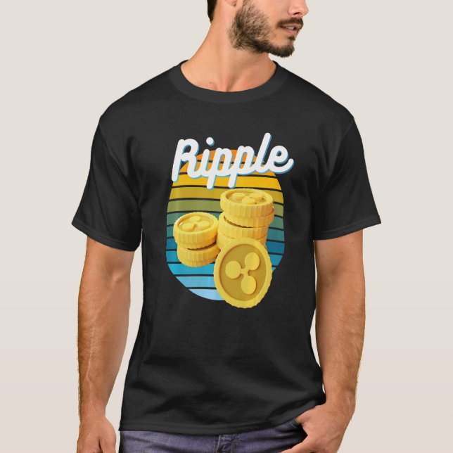 T-shirt Xrp Ripple Cryptomonnaie Blockchain Nft Bitcoin H (Devant)