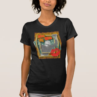 T-shirt Xs et rouge et or d'OS