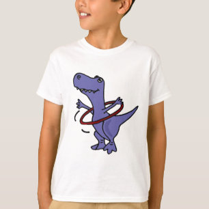 T-shirt XX dinosaure drôle de T-rex utilisant le cercle de