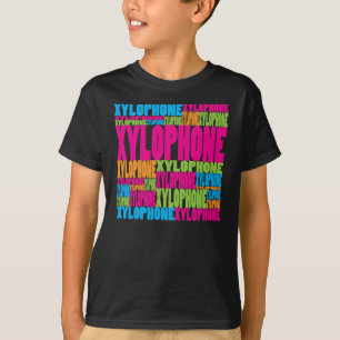 T-shirt Xylophone coloré