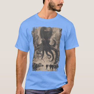 T-shirt Y2K Streetwear Vintage Fashion Octopus Horror Mons