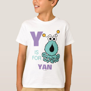T-shirt Y est pour Yip-Yips   Ajouter Votre Nom