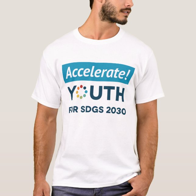 T-shirt YA26 Accélérer la jeunesse pour les ODD Chemise (Devant)