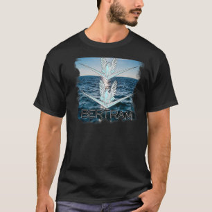 T-shirt Yachts Bertram Imprimés À L'Arrière