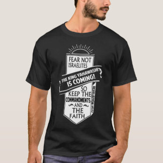 T-shirt Yahawashi A Peur Et Non Des Vêtements Israélites